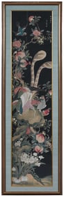 Chinese Painting of Birds, Flowers, and Pomegranates, after Jiang Tingxi (1669-1732)