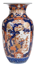 Japanese Imari Porcelain Baluster Vase