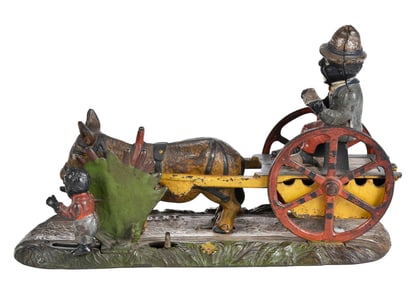 Cast Iron Mechanical Bank "Bad Accident"