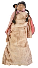 Cherokee Cloth Doll with Papoose