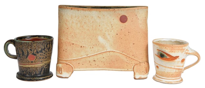 Three Pieces of Nicholas Joerling Studio Pottery