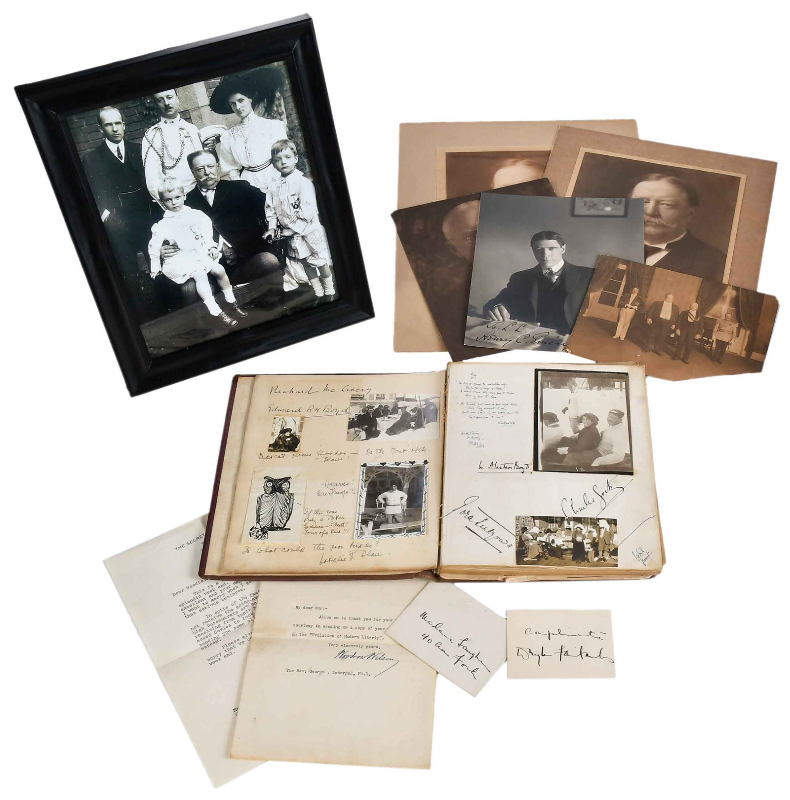 Autographs and Sketches, Many President Taft Related (1 of 20)