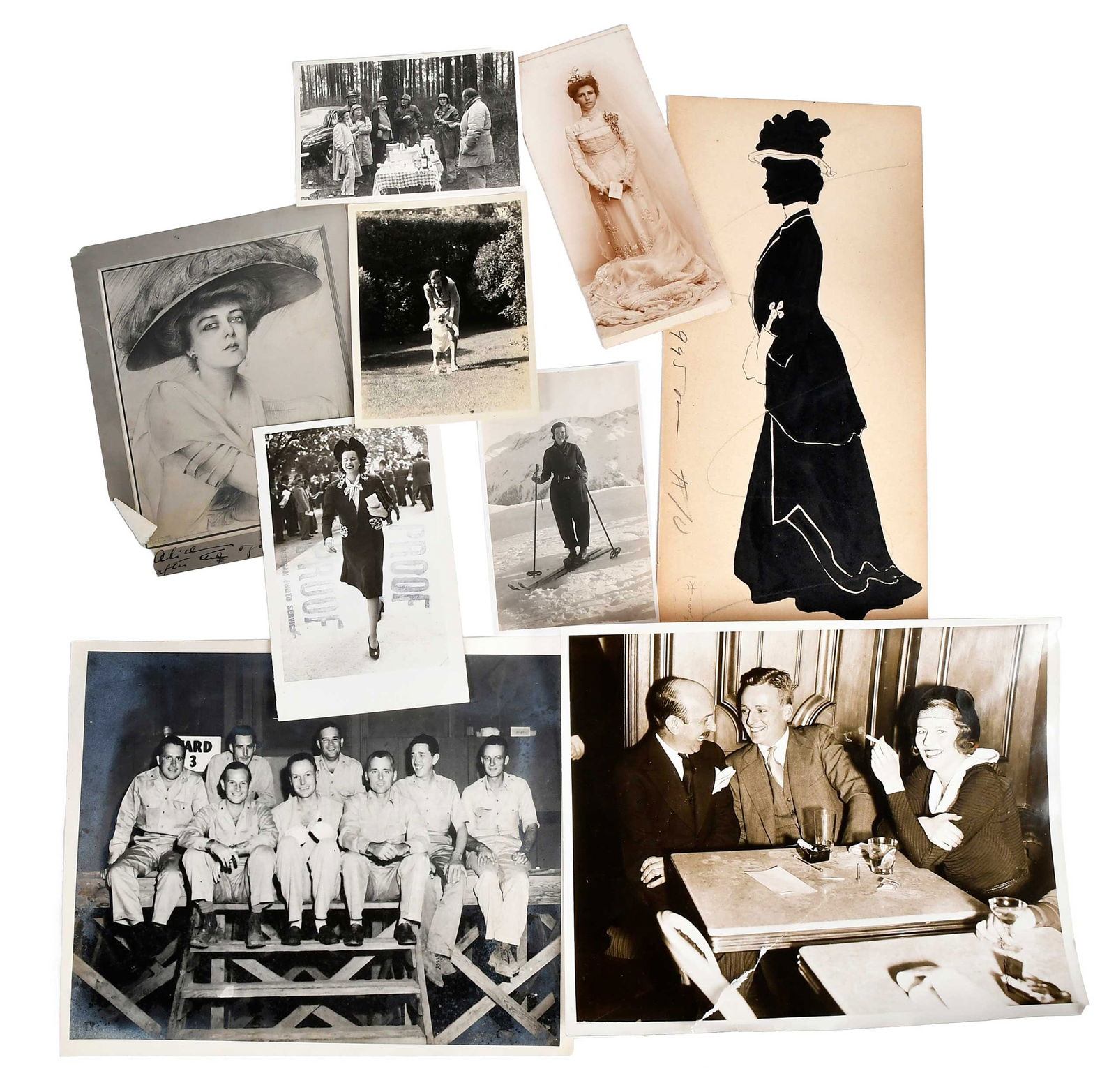 Archive of Laughlin Family Photographs and Correspondence: American, 20th century, a medley of what amounts to hundreds of photographs and letters of family correspondence related to the Laughlin, Lippitt, and Taft families, included are: letters of sympathy,