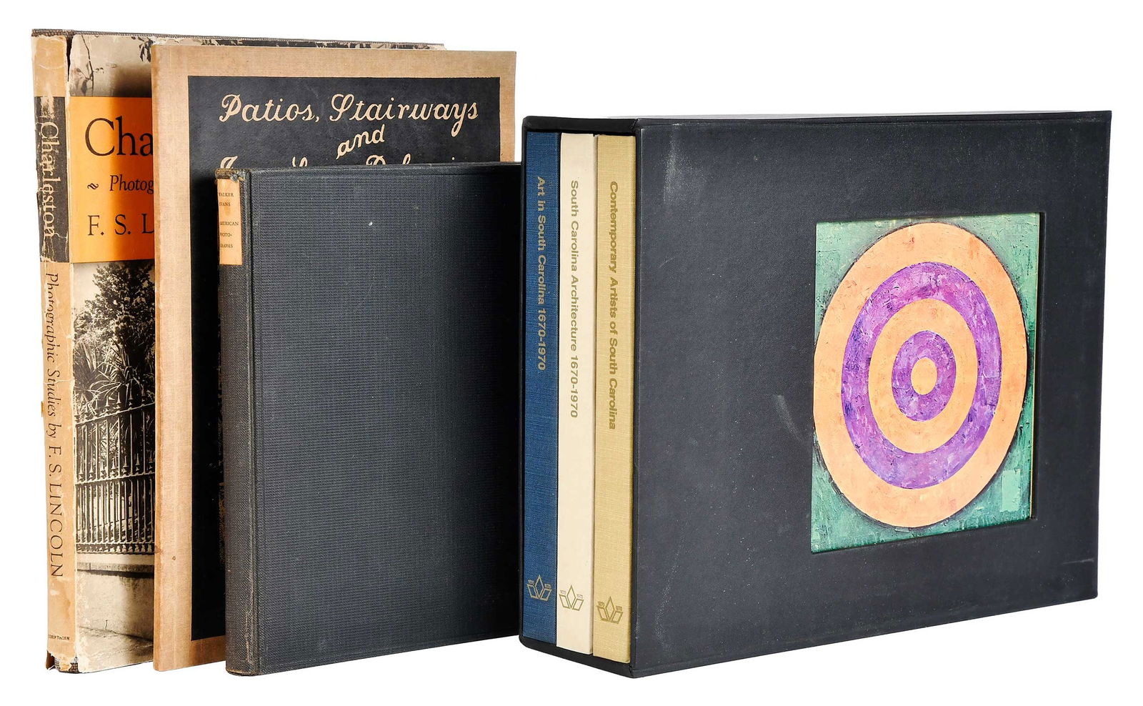 Six Titles on Americana / Photography: 1938-1970, including: Walker Evans: American Photographs, Museum of Modern Art, 1938, South Carolina Architecture 1670-1970, Art in South Carolina 1670-1970, and Contemporary Artists of South Carolina