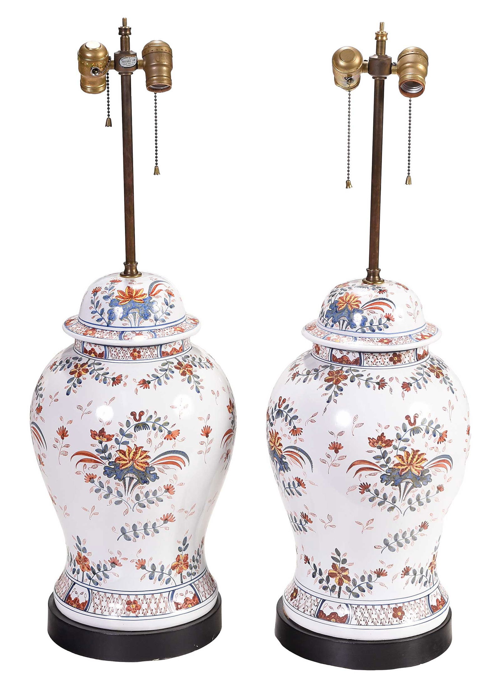 Pair of Chapman Lamp Co. Chinoiserie Lamps (1 of 8)