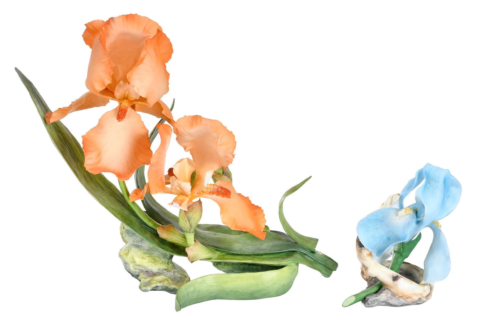 Two Porcelain Iris Sculptures, Boehm and Connoisseur of Malvern (1 of 10)