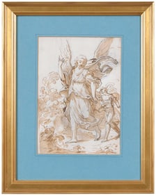 Italian School Ink Drawing