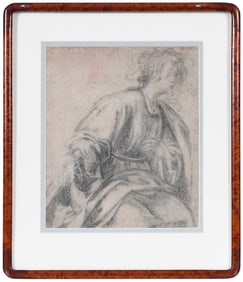 Manner of Jacopo Confortini, Drapery Study