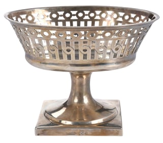 Continental Silver Reticulated Basket