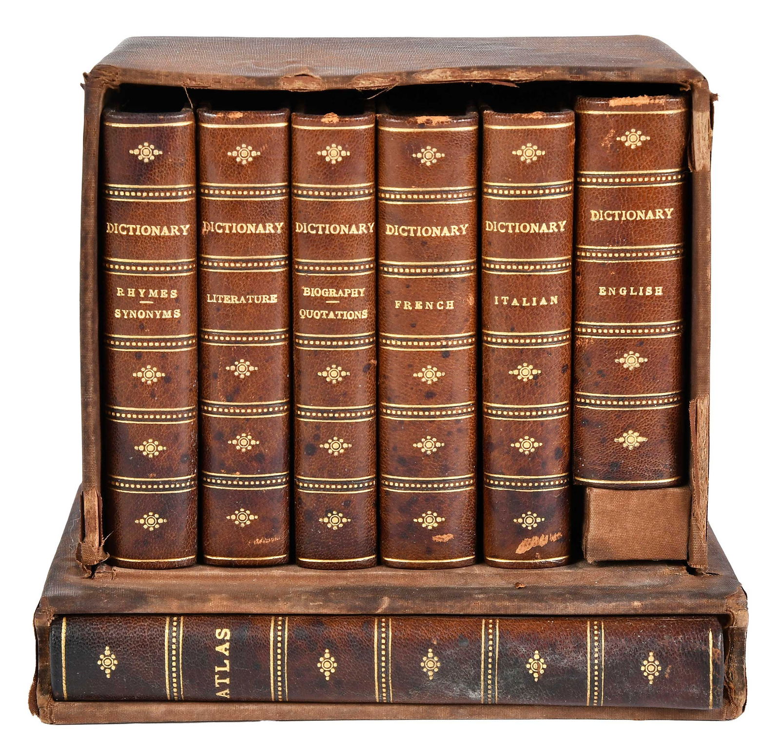 Miniature Routledge Reference Library, Sangorski & Sutcliffe Binding (1 of 7)