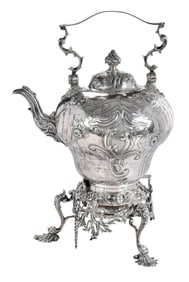 William IV English Silver Hot Water Urn