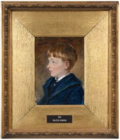 Walter Frederick Osborne, Profile Portrait of a Young Boy