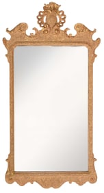 Early Georgian Carved and Gilt Beveled Mirror