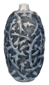 Rene Lalique Ronces Glass Vase