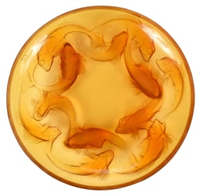 Rene Lalique Martigues Glass Bowl