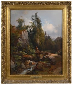 Anton Hansch, Alpine Landscape