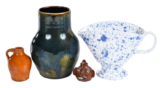 Four Pieces of North Carolina Pottery