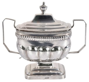 Philadelphia Coin Silver Lidded Sugar