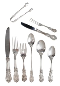 Reed & Barton Francis I Sterling Flatware, Service for 12, 100 Pieces