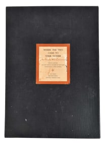 Where the Two Came to Their Father, with Folio of Original Art