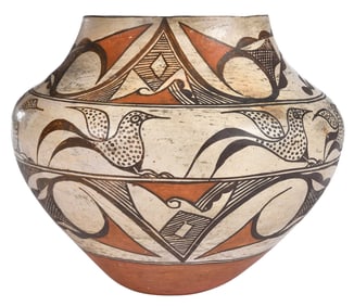 Acoma Polychrome Pictorial Olla