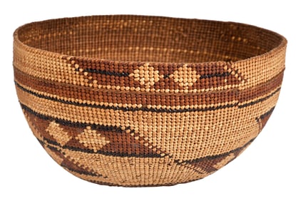 Hupa Basketry Hat