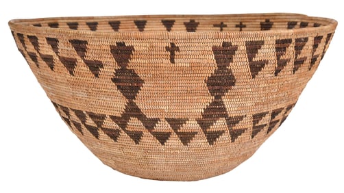 Yokuts Feast Basket Bowl