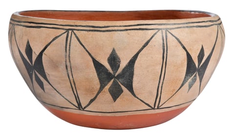 Santo Domingo Polychrome Dough Bowl