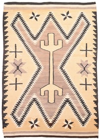 Large Early Navajo Trading Post Textile