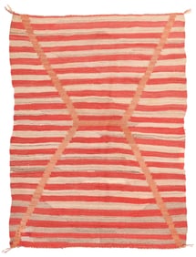 Early Navajo Banded Textile