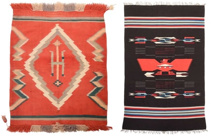 Small Germantown and Mexican Textiles
