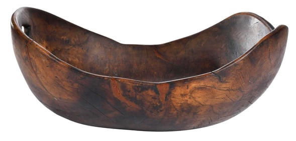 Eastern Woodlands Carved Burl Bowl