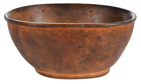 Potawatomi Carved Burlwood Bowl