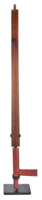 Lakota Carved Pipe Stem, and Bowl
