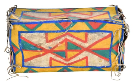 Plateau Painted Parfleche Box