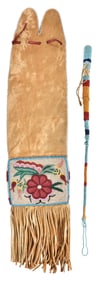 Cree Pipe Bag and Plains Awl Case