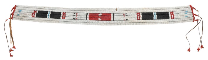 Plains Men's Beaded Sash