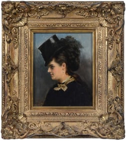 Carl Von Stur, Portrait of Lady in Riding Habit