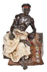 Franz Bergman Vienna Cold Painted Bronze Figure
