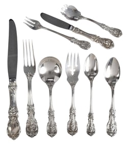 Reed & Barton Francis I Sterling Flatware, 12 Place Settings, 191 Pieces