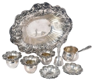 11 Pieces Reed & Barton Francis I Sterling Hollowware
