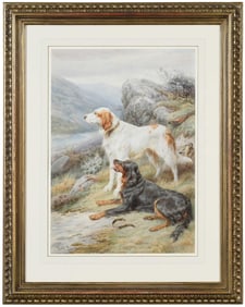Basil Bradley, R.W.S., Waiting For Their Master