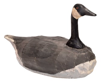 New England Canada Goose Decoy, Style of Captain Clarence Bailey