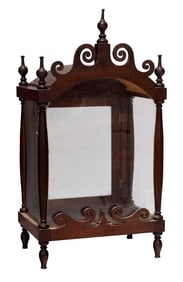 American Federal Mahogany Tabletop Clock Case