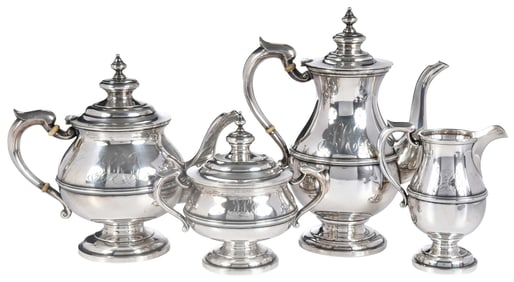 Four Piece Tuttle Dublin Sterling Tea Service