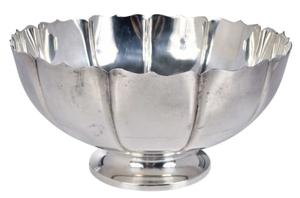 Sterling Footed Center Bowl, Howard & Co.