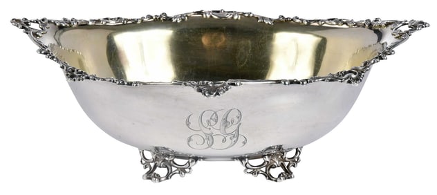 Oval Sterling Center Bowl
