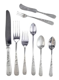 Kirk Mayflower Sterling Flatware, 172 pieces