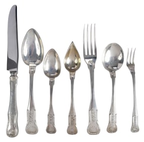 Kirk King Sterling Flatware, 52 Pieces