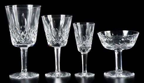 35 Waterford Lismore Crystal Stems